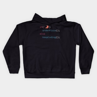 Order Pizza - Coding T-Shirt Kids Hoodie